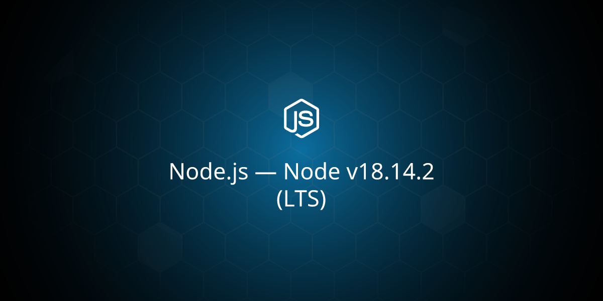 Node js node v18 14 2 lts 